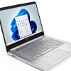 HP 14 Laptop Intel Celeron 4GB Memory 128GB eMMC Silver-4