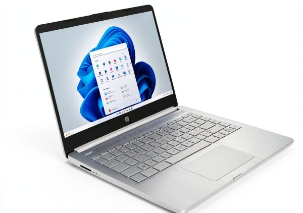 HP 14 Laptop Intel Celeron 4GB Memory 128GB eMMC Silver-4