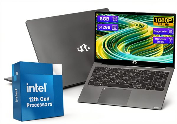 NIMO 15.6 Laptop Intel N100 8GB RAM 512GB SSD-0