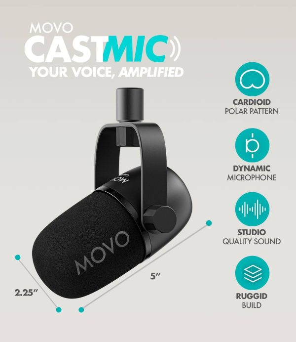 CastMic XLR Microphone Premium Audio for Podcasting-1