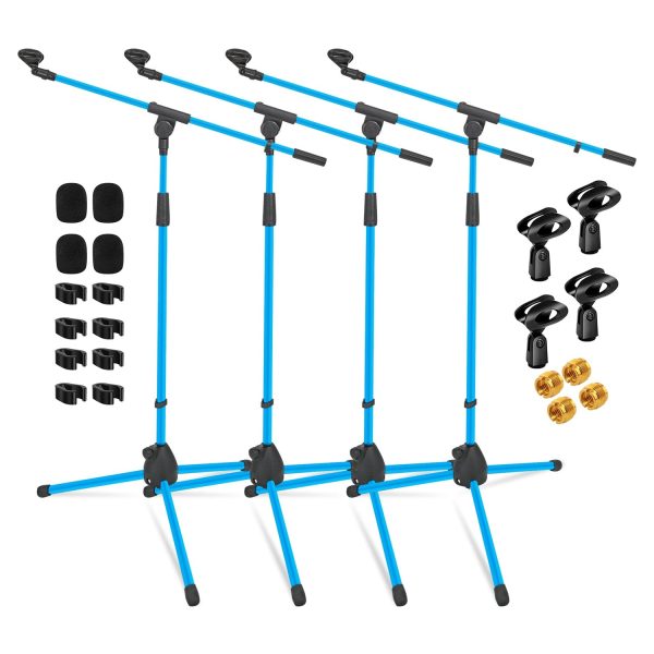 Height Adjustable Tripod Boom Mic Stand Metal Portable-0