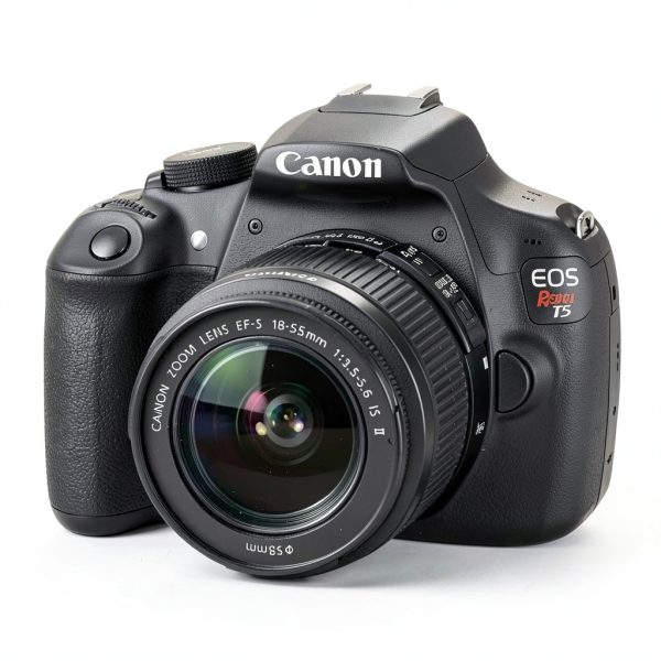 Canon EOS Rebel T5 DSLR Camera 18MP Sensor Full HD Video-0
