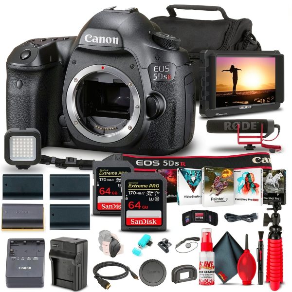 Canon EOS 5DS R DSLR Camera Bundle 50MP Full Frame-0