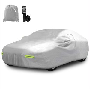 Mockins Car Cover 190T Polyester Zipper Door All Weather-0