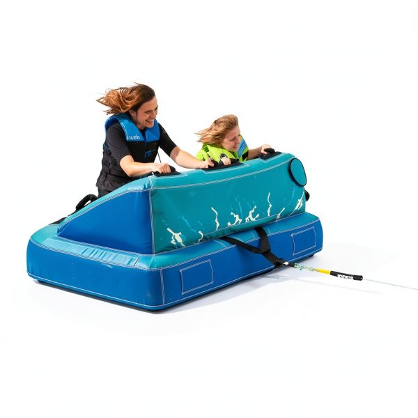 Inflatable Towable Tube 2 Person Capacity Durable Nylon-4