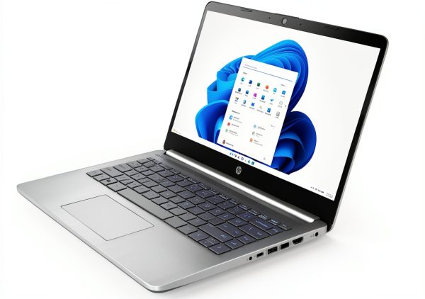 HP 14 Laptop Intel Celeron 4GB Memory 128GB eMMC Silver-3